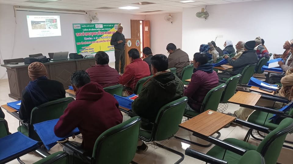 Participants attending a learning and training session